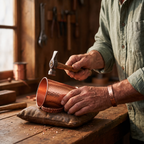 Pure Copper Cup & Saucer