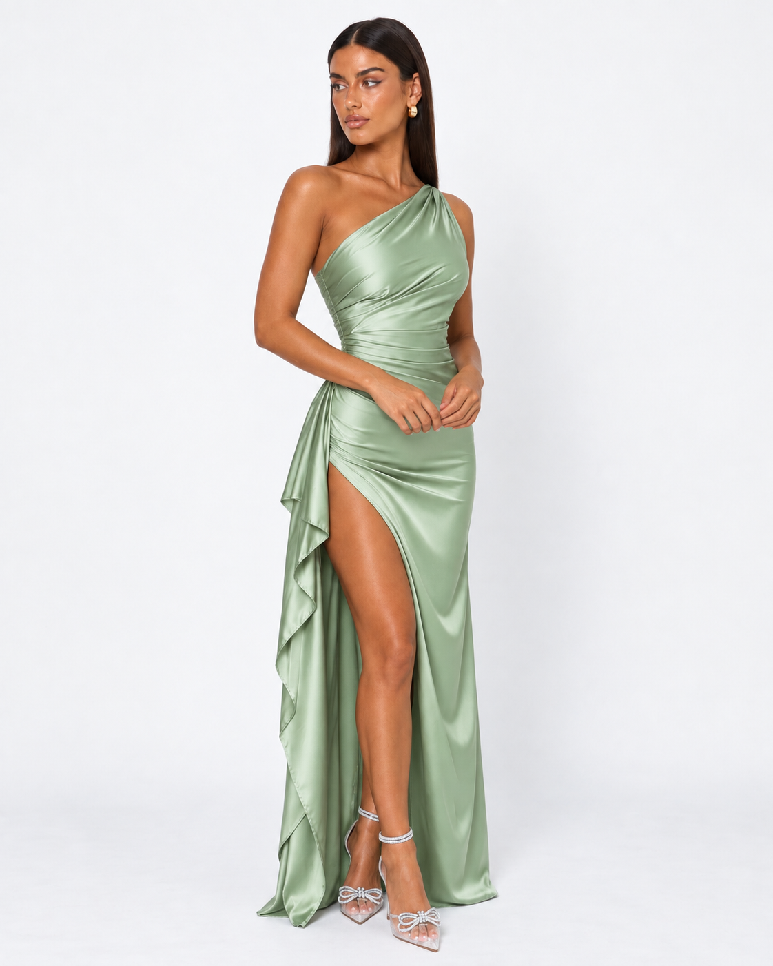 Main Event One-Shoulder Maxi