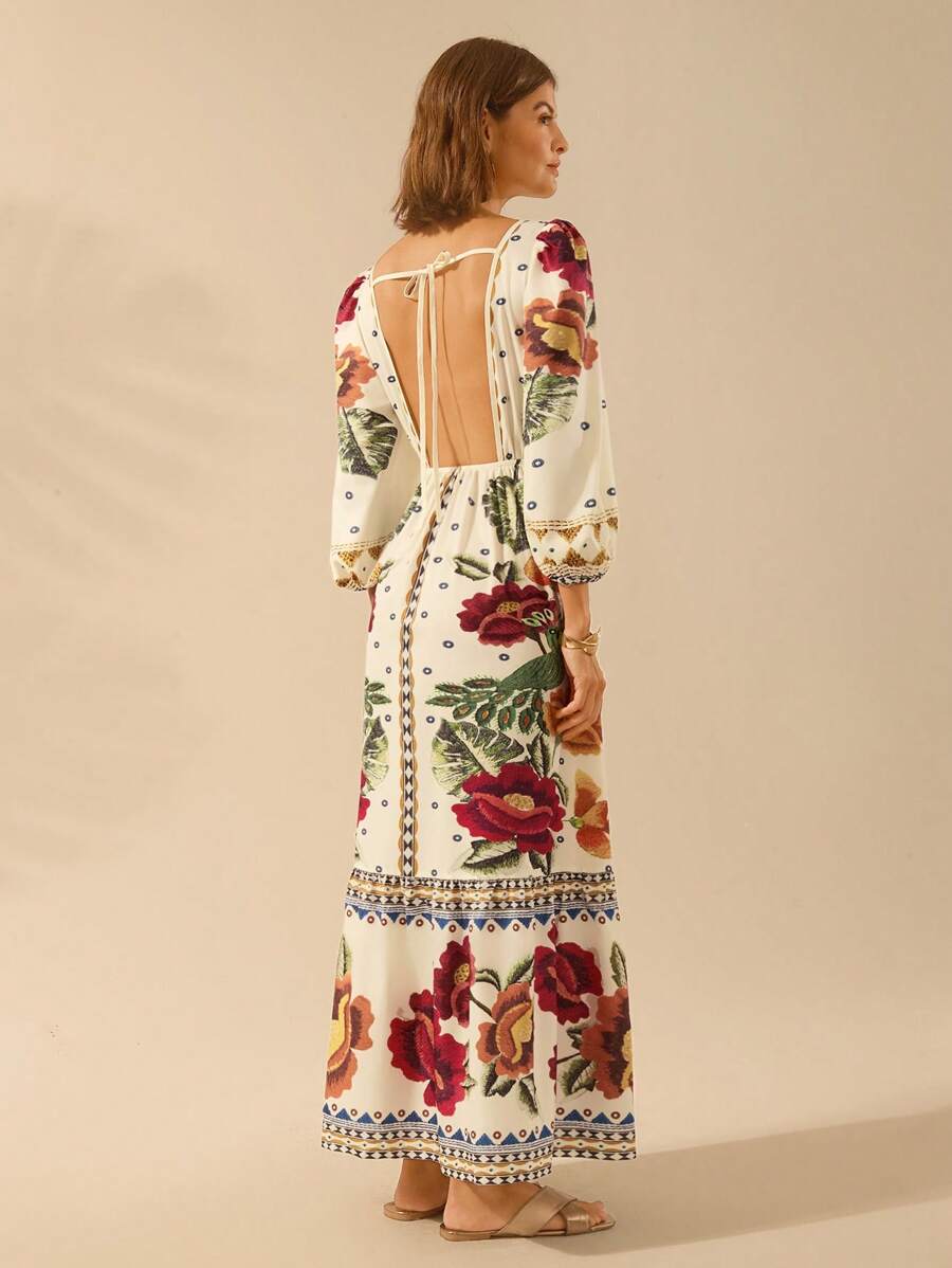 Lillian™ | Festive Floral Dress