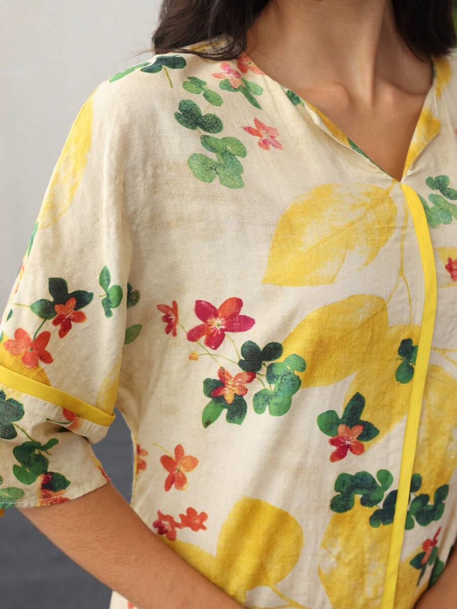 Leah™ | Floral Ruffle Dress