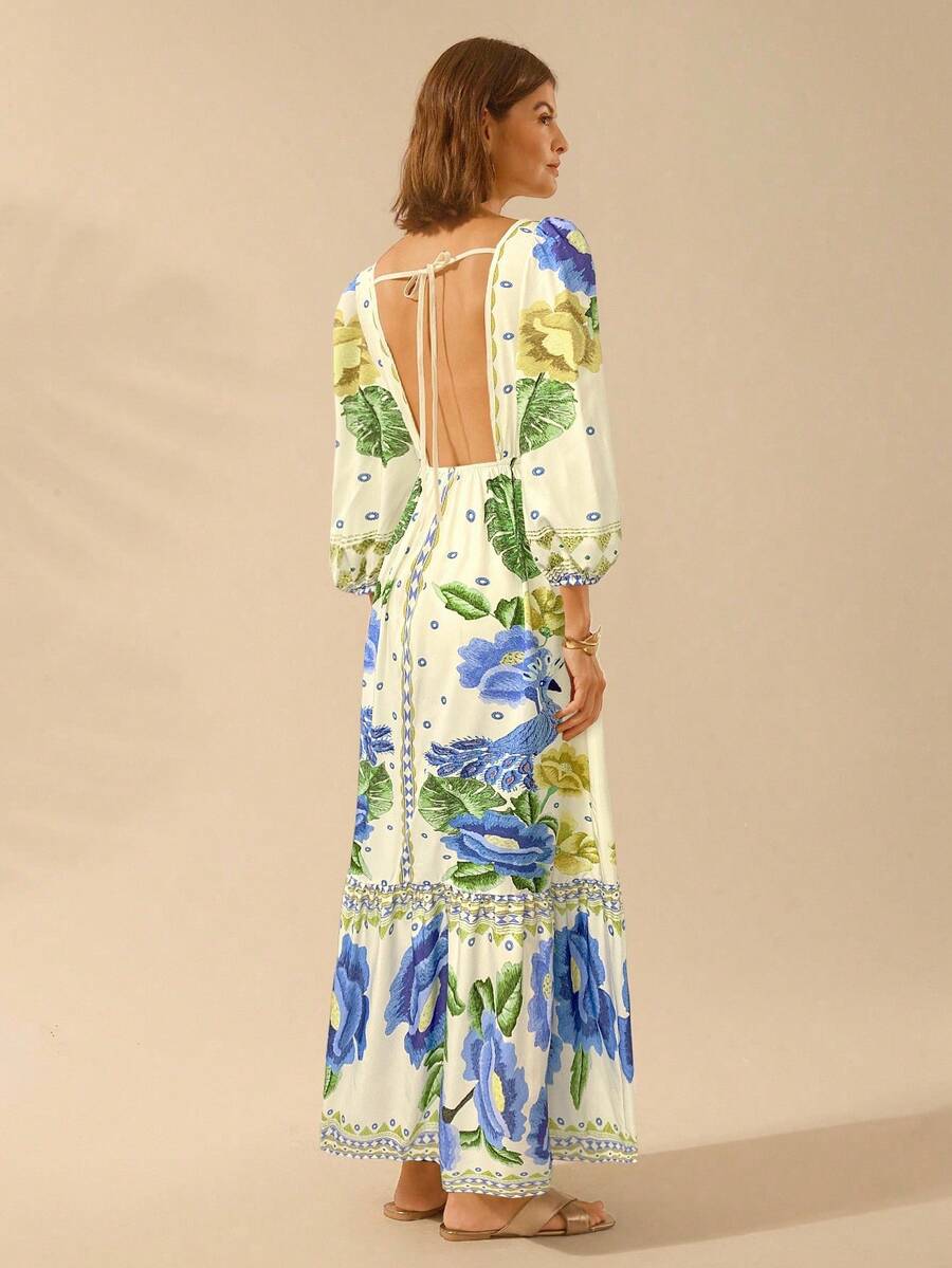 Lillian™ | Festive Floral Dress