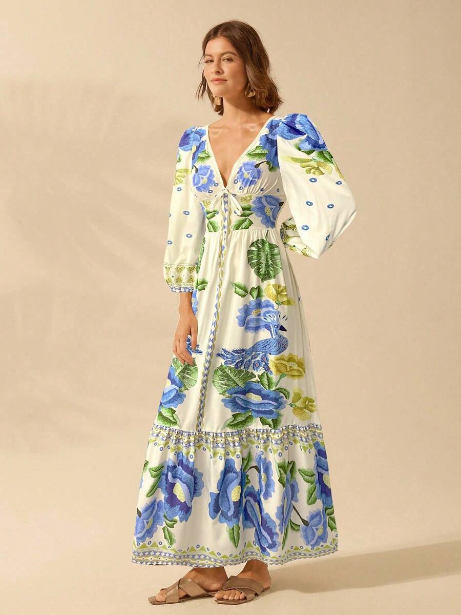 Lillian™ | Festive Floral Dress