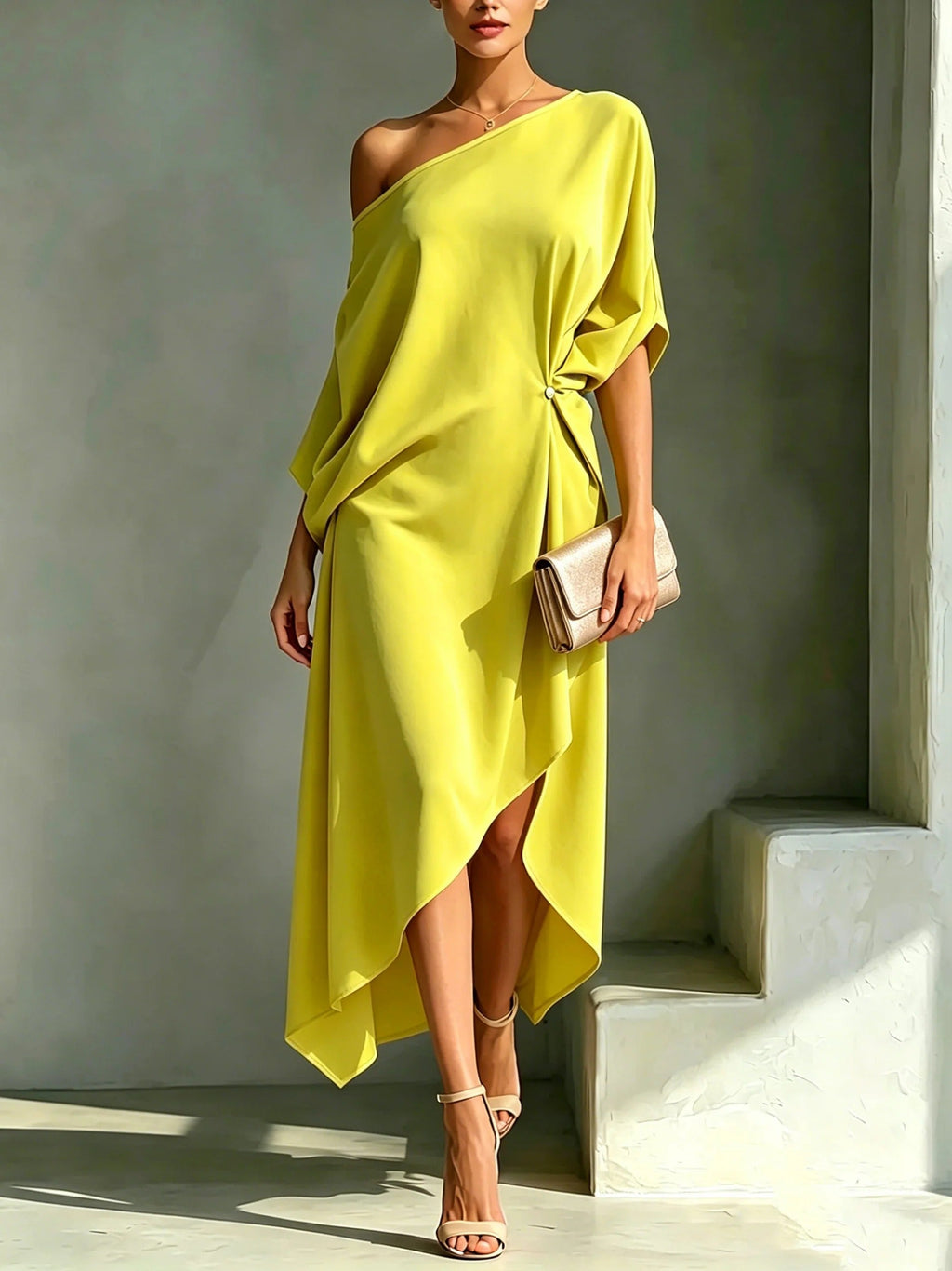 Camila™ | Asymmetrical One-Shoulder Dress