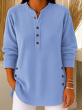 Neva™ | Classic Button Henley Tunic