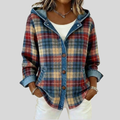 Hildred | Hooded Checked Shacket