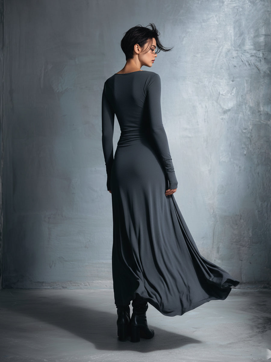 NAIARA | Side Knot Maxi Dress