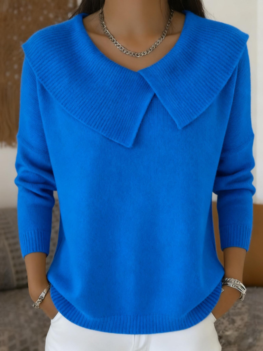 Cassidy | Cozy Sweater with Plush Collar