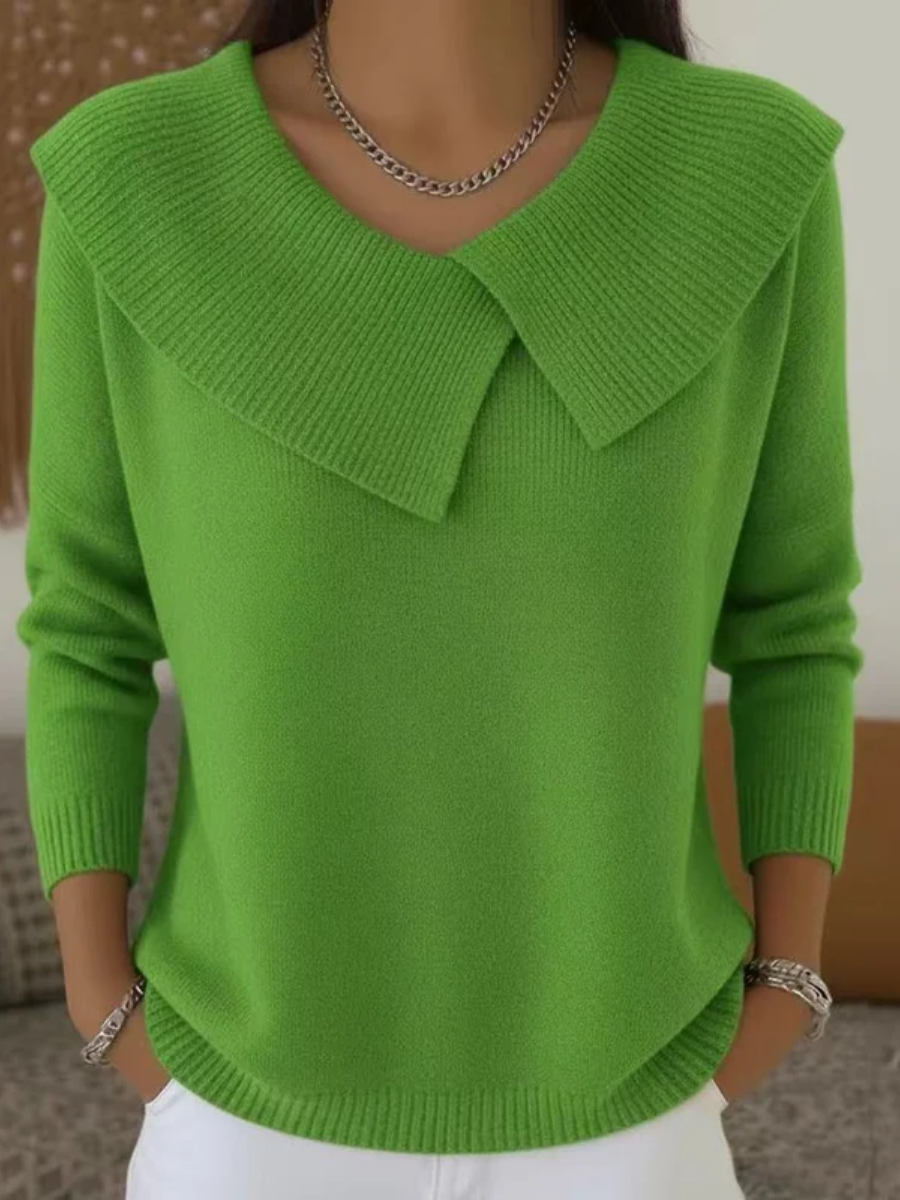 Cassidy | Cozy Sweater with Plush Collar