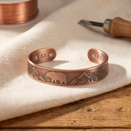 Mother Bear Copper Bracelet