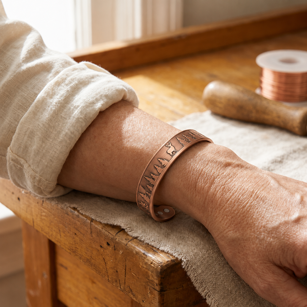 Proud Stag Copper Bracelet