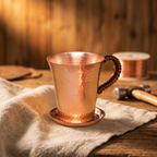 Pure Copper Cup & Saucer