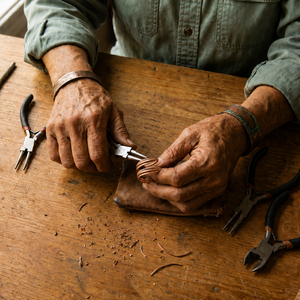 Roots Copper Ring