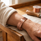 Howling Wolves Copper Bracelet