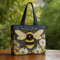 Handcrafted Bee, Daisy and Star Bag – Elegant and Practical