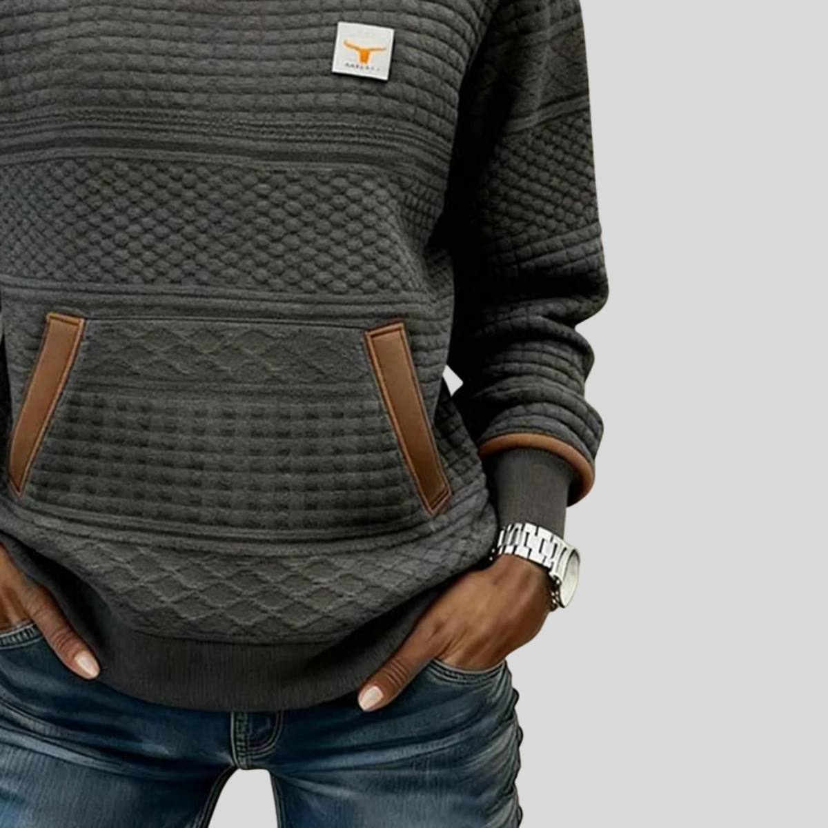 Noelle | Colourblock Crew Neck Sweatshirt