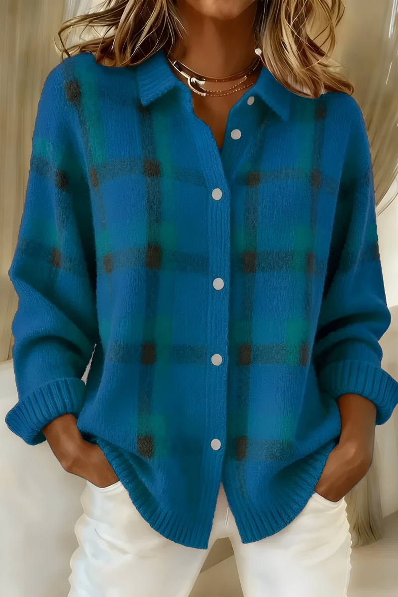 Clarisse™ | Checked Cardigan