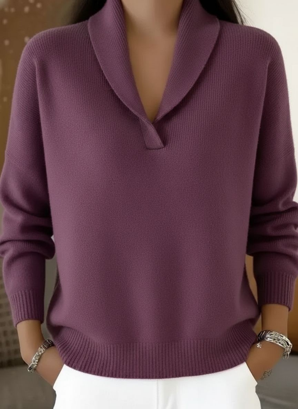 Harper Lane™ | V-Neck Knit Sweater