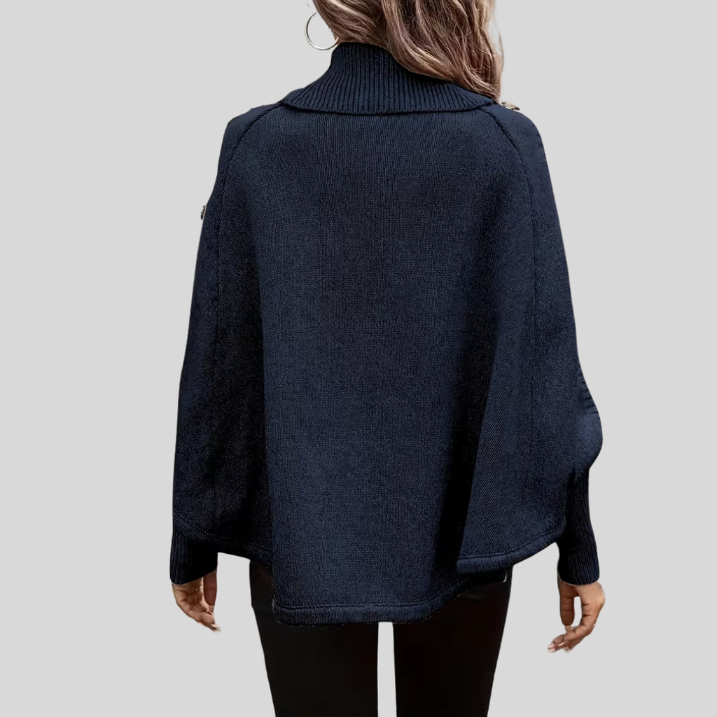 Norelle | High Neck Cable Knit Sweater