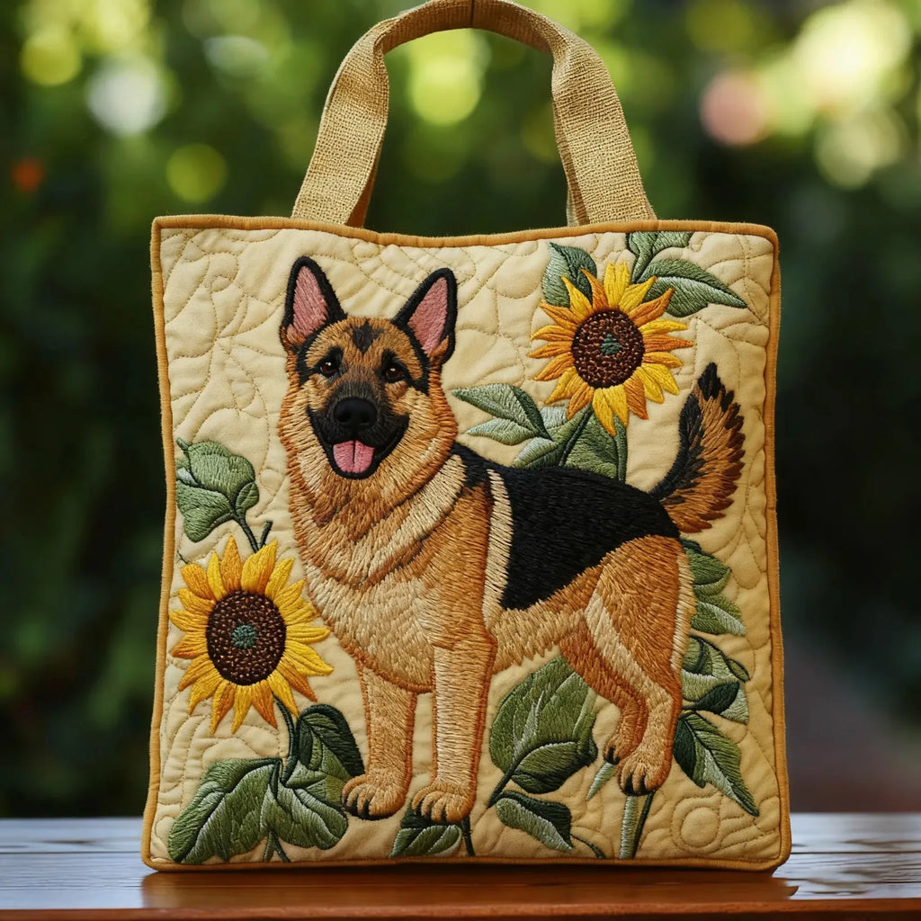 Handcrafted Floral German Shepherd Bag – Gift Idea