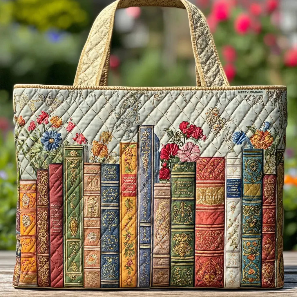 Quilted Magical Library Bag – For Book Lovers