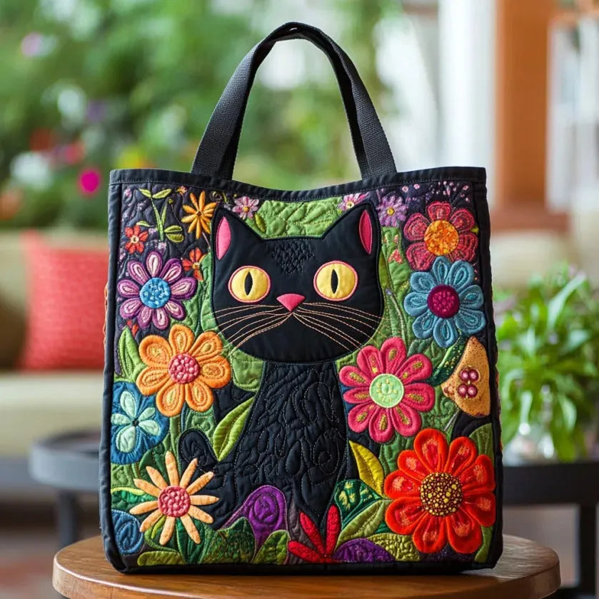 Handcrafted Black Cat Bag – Gift Idea