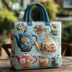 Floral Quilted Springtime Print Bag – Two Sizes