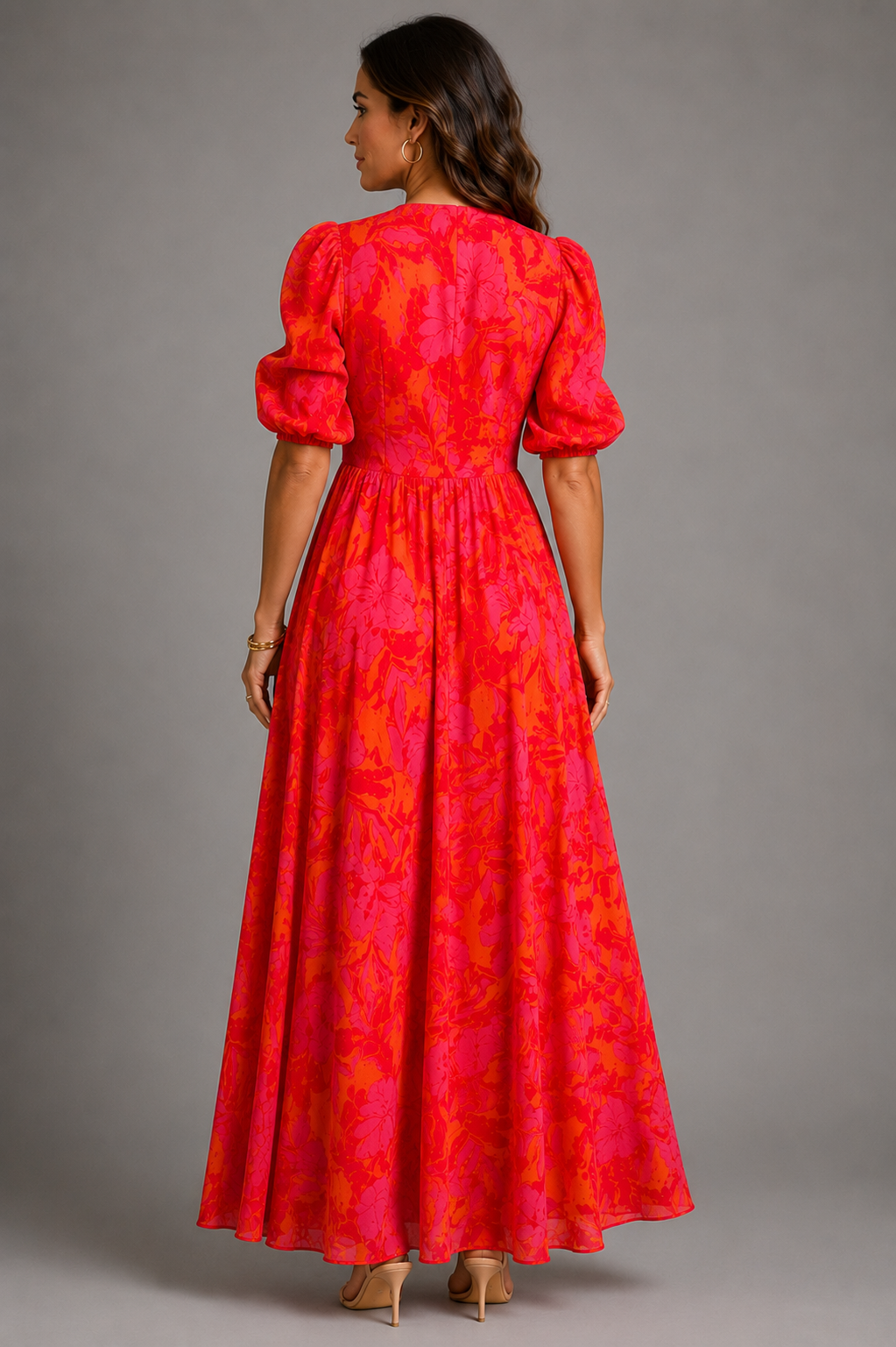 Olympe™ | Flowing V-Neck Maxi Dress