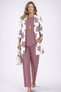 Tine three-piece co-ord set in purple
