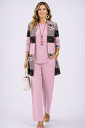 Patty three-piece co-ord set in pink
