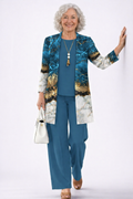 Sheryl three-piece co-ord set in blue