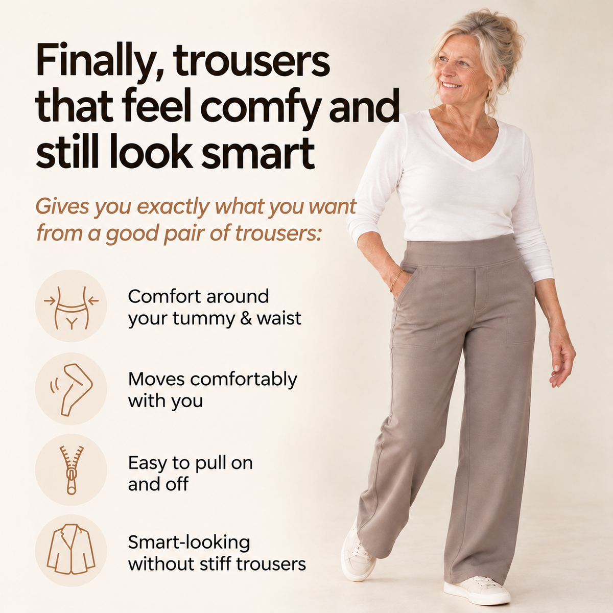 Sanne – The Comfortable Stretch Pants for Every Woman