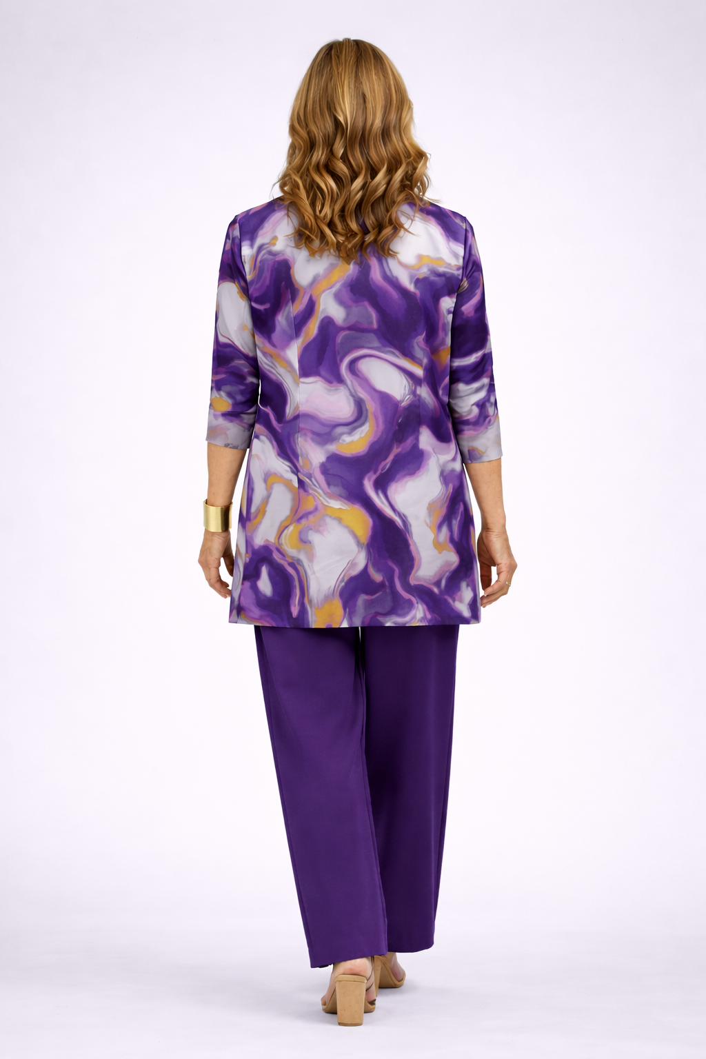 Vina three-piece co-ord set in purple – photo 2