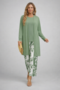 Wendy three-piece co-ord set in green