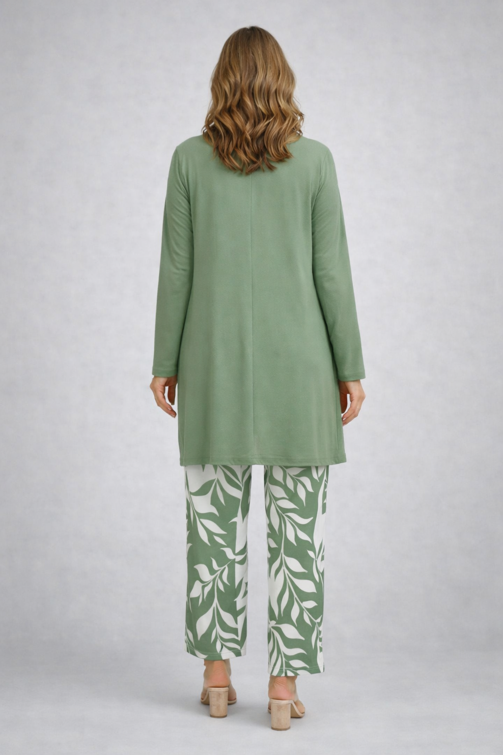 Wendy three-piece co-ord set in green – photo 2