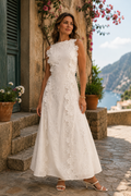 Della™ | Embroidered Maxi Dress
