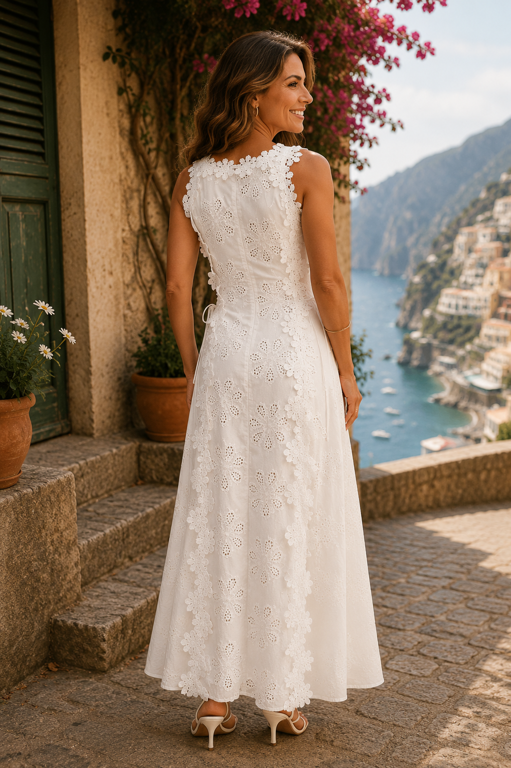 Della™ | Embroidered Maxi Dress