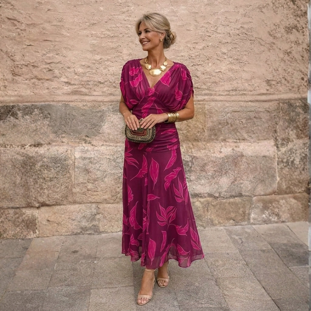 Mikaela™ | Off-Shoulder Maxi Dress