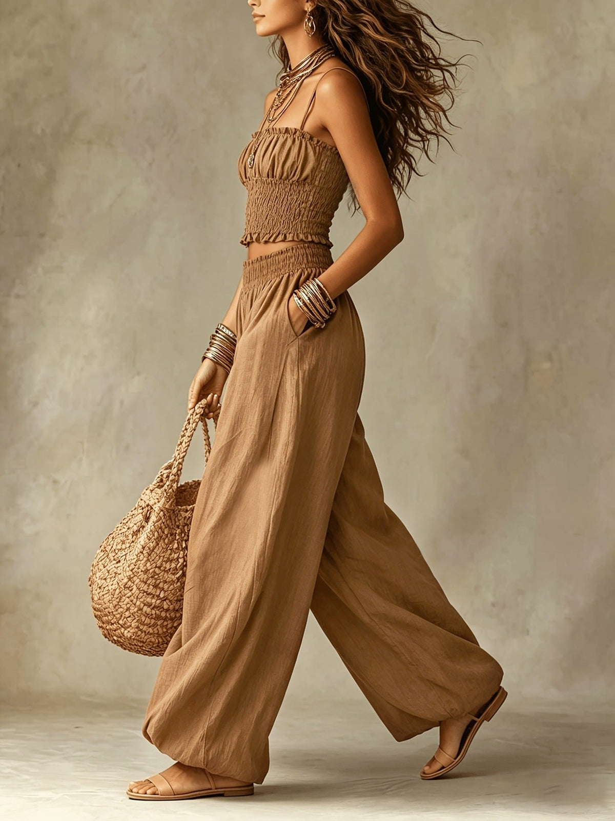 Marisol | Smocked Two-Piece Outfit