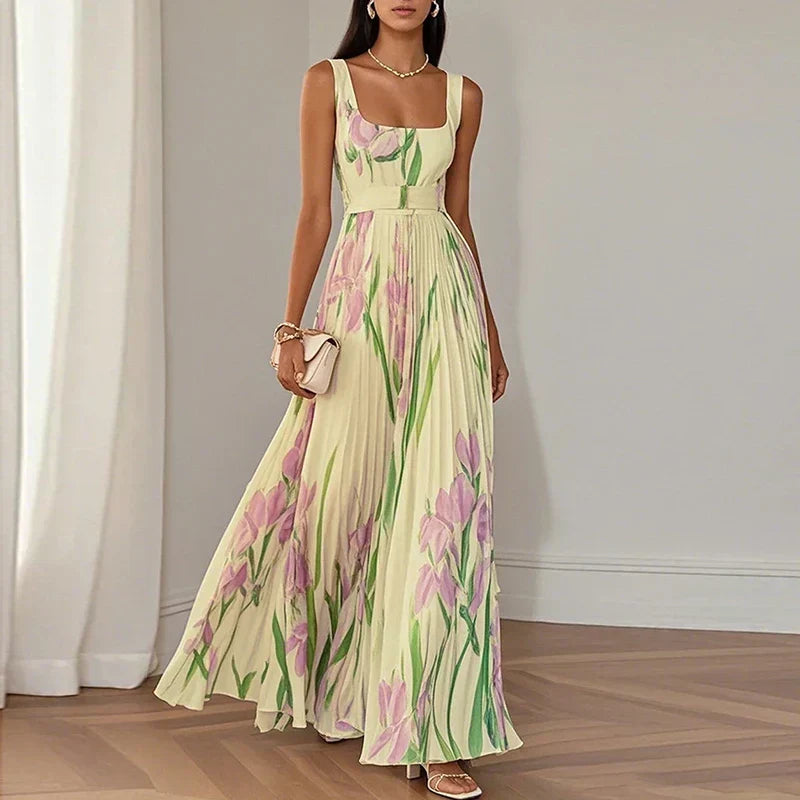 Oriah™ | A-Line Floral Maxi Dress