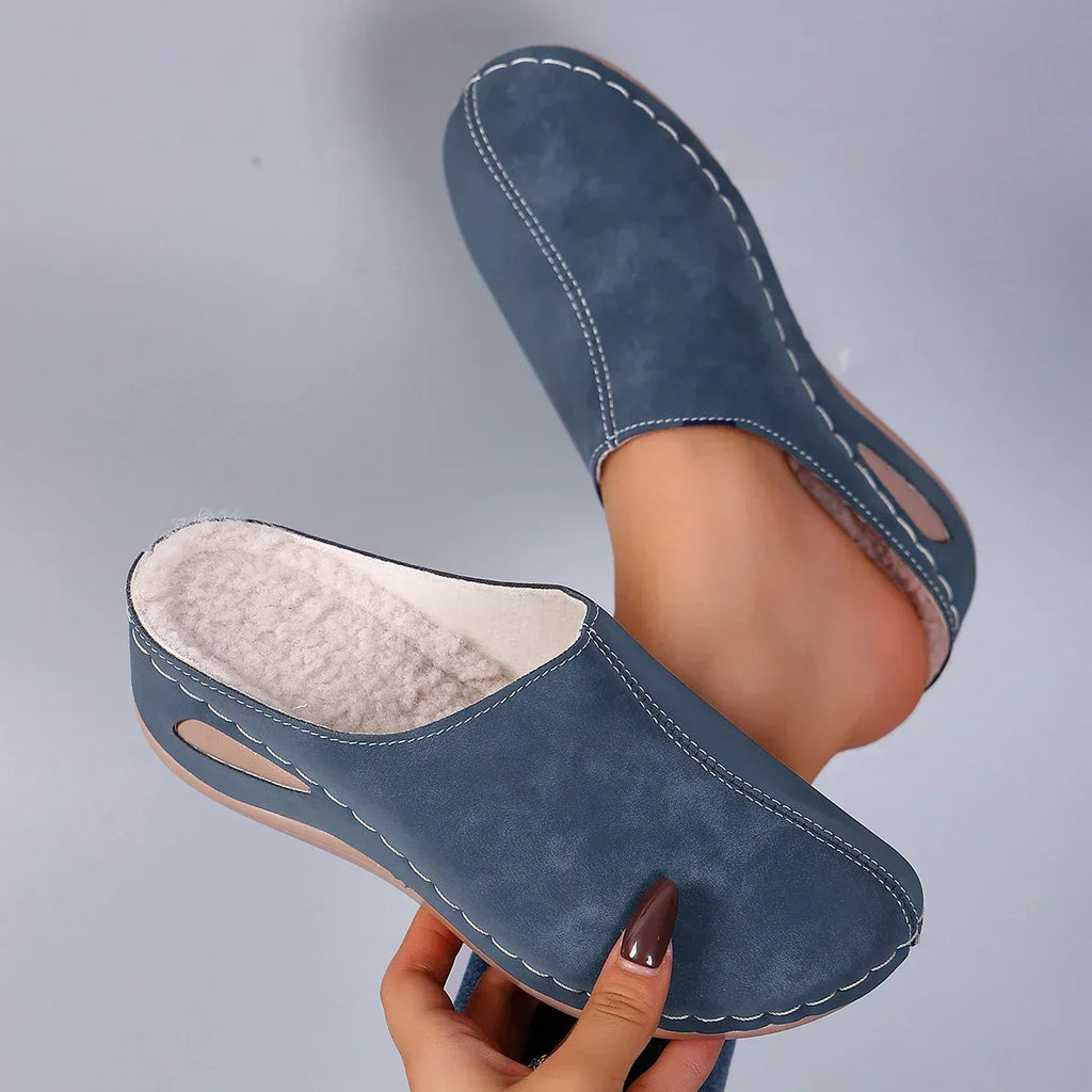 Élise warm cushioned slippers – main view