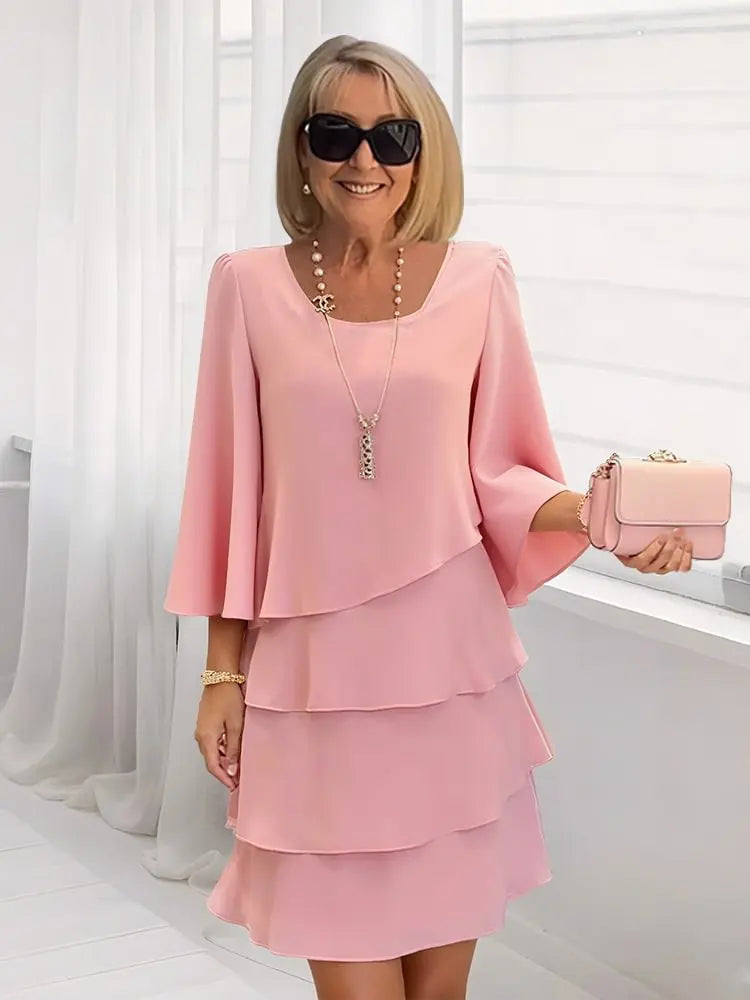 Catherine™ | Ruffled A-Line Dress
