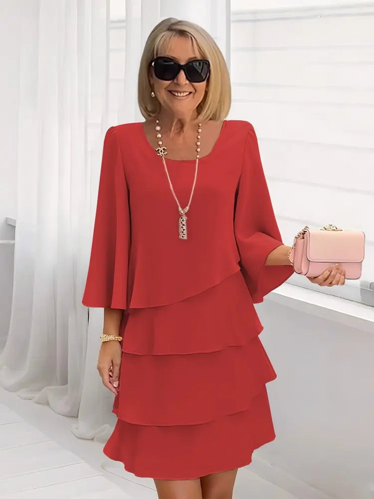 Catherine™ | Ruffled A-Line Dress