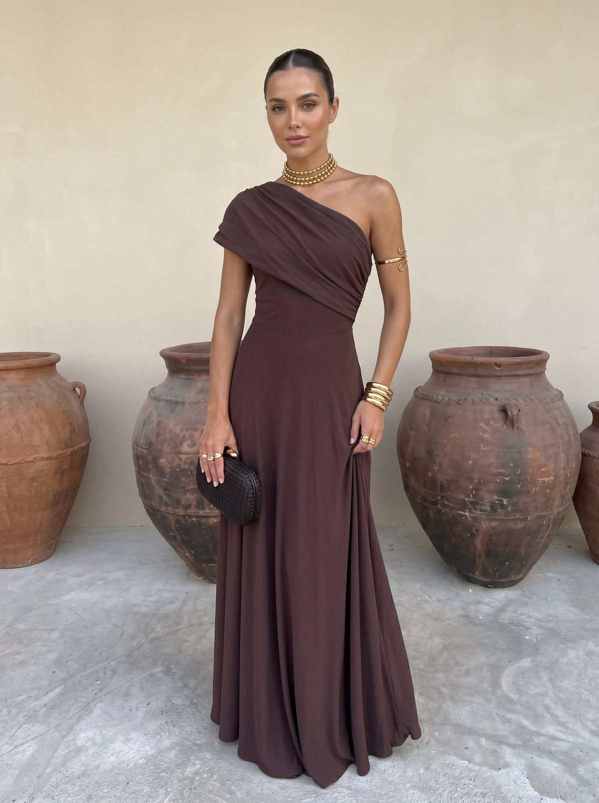 Toledo™ | One-Shoulder Maxi Dress