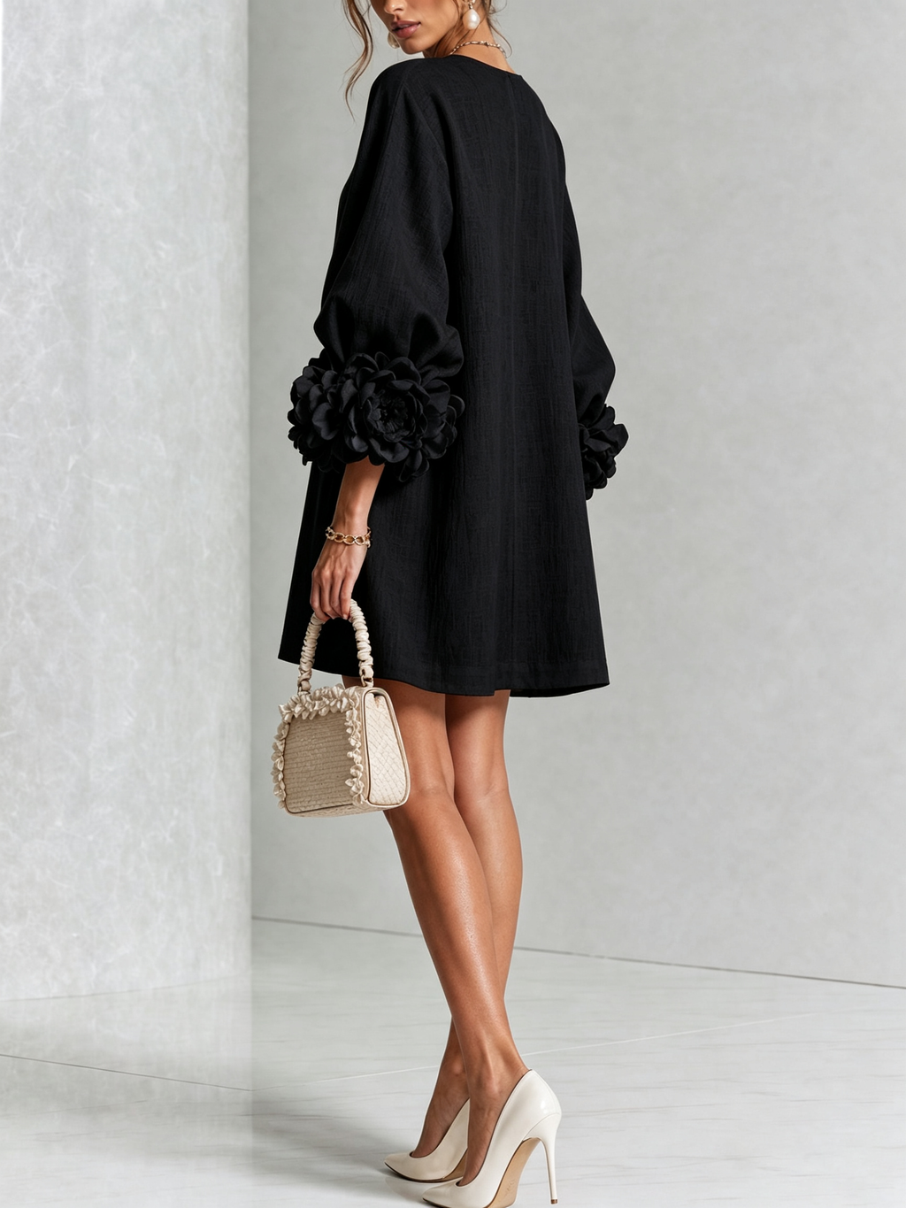 Florence | Floral Print Button-Up Mini Dress