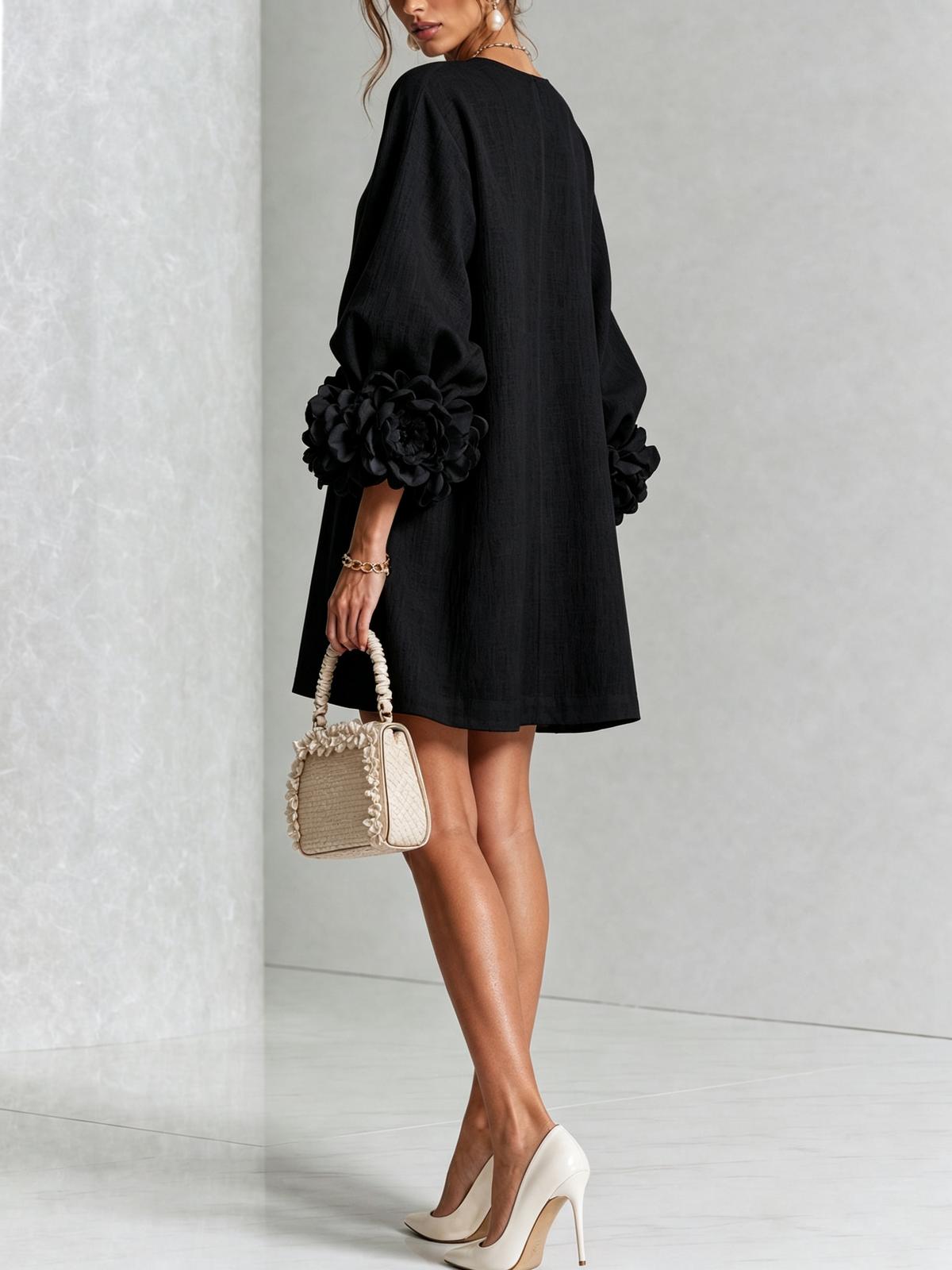 Florence | Floral Print Button-Up Mini Dress