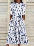 Ayla™ | Floral Midi Dress with Coastal Vibes