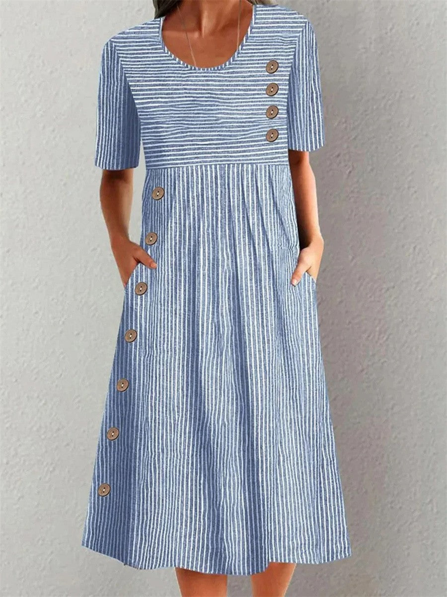 Eden™ Striped Midi Dress