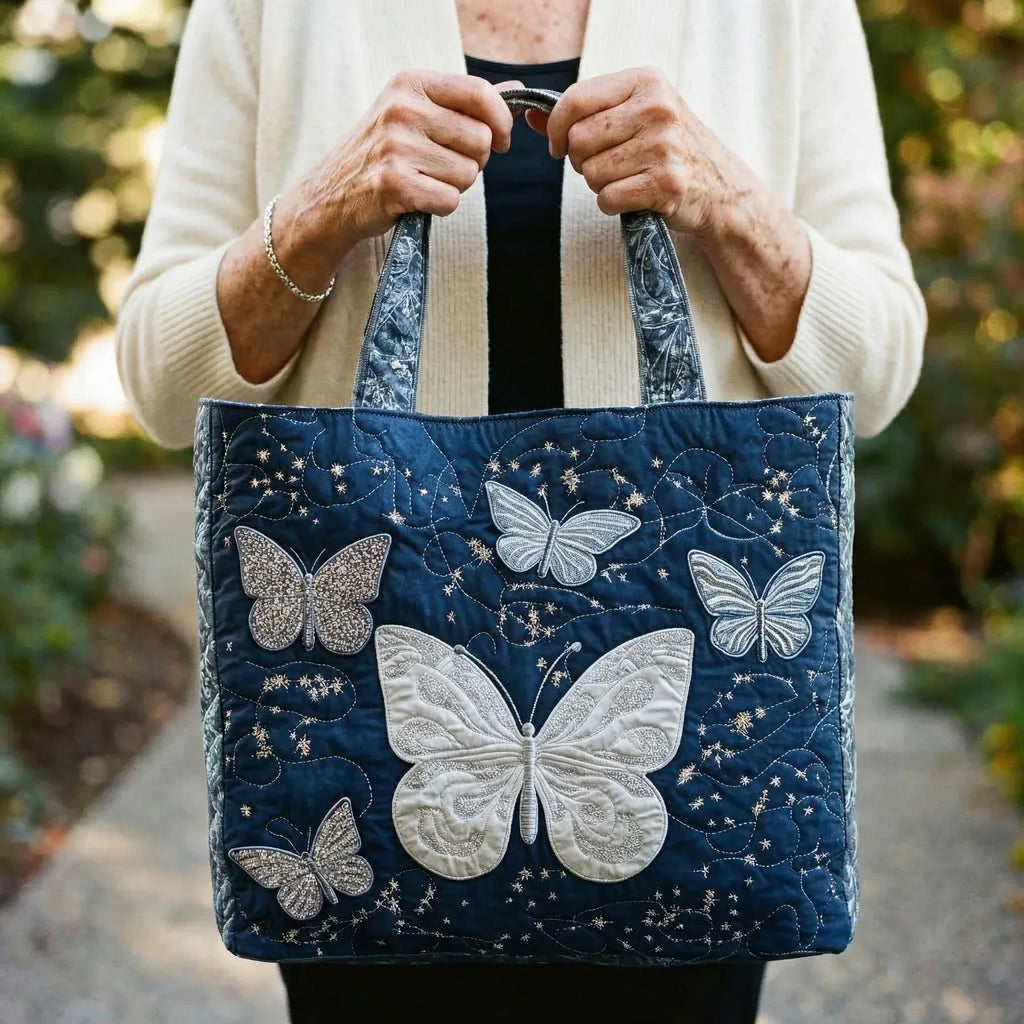 Handcrafted Silver Butterfly Bag – Elegant and Practical