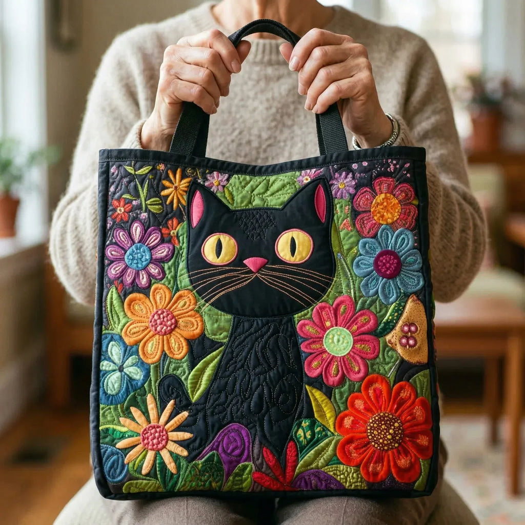 Handcrafted Black Cat Bag – Gift Idea