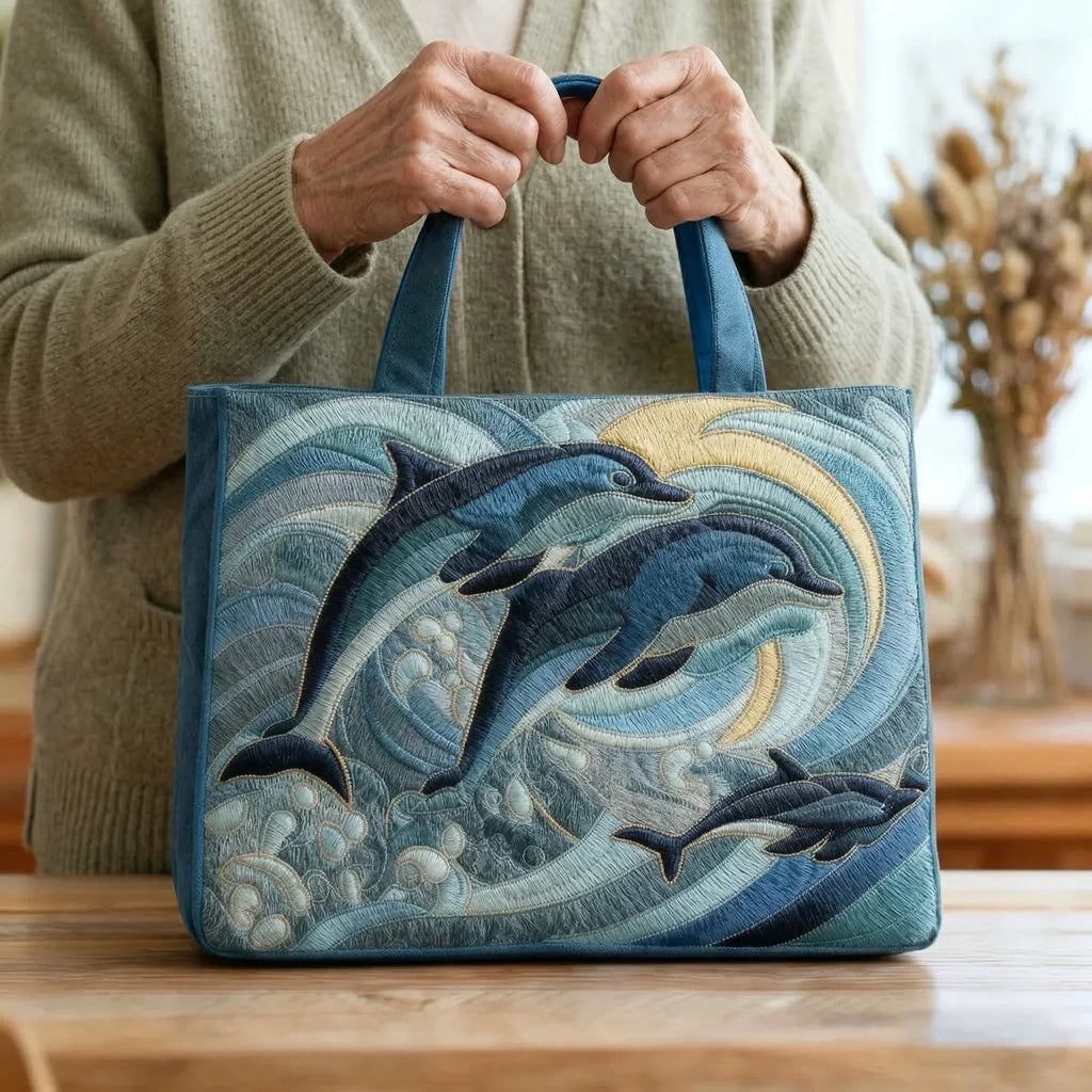 Handcrafted Ocean Dolphin Bag – Final Collection